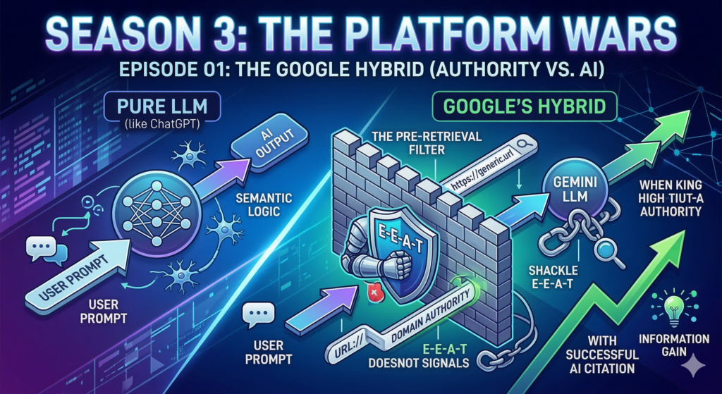 The Google Hybrid (Authority vs. AI)